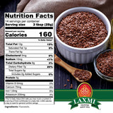 LAXMI Whole Flax Seed - Natural High Fiber, Non-GMO, 14 oz Plant-Based - Whole Flaxseed for Baking, Cooking and Asian Cuisine