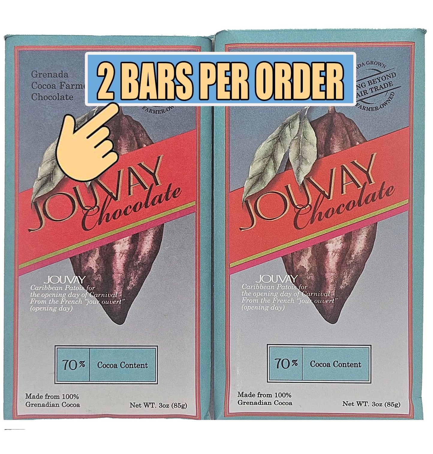 70% Cocoa - JOUVAY, Grenada, Caribbean