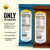 Honees Hard Candy Individually Wrapped - Variety Pack (Honey & Ginger + Honey & Caramel) - Natural & Healthy Candy, Italian Made - 2 Pack (5.7 oz)