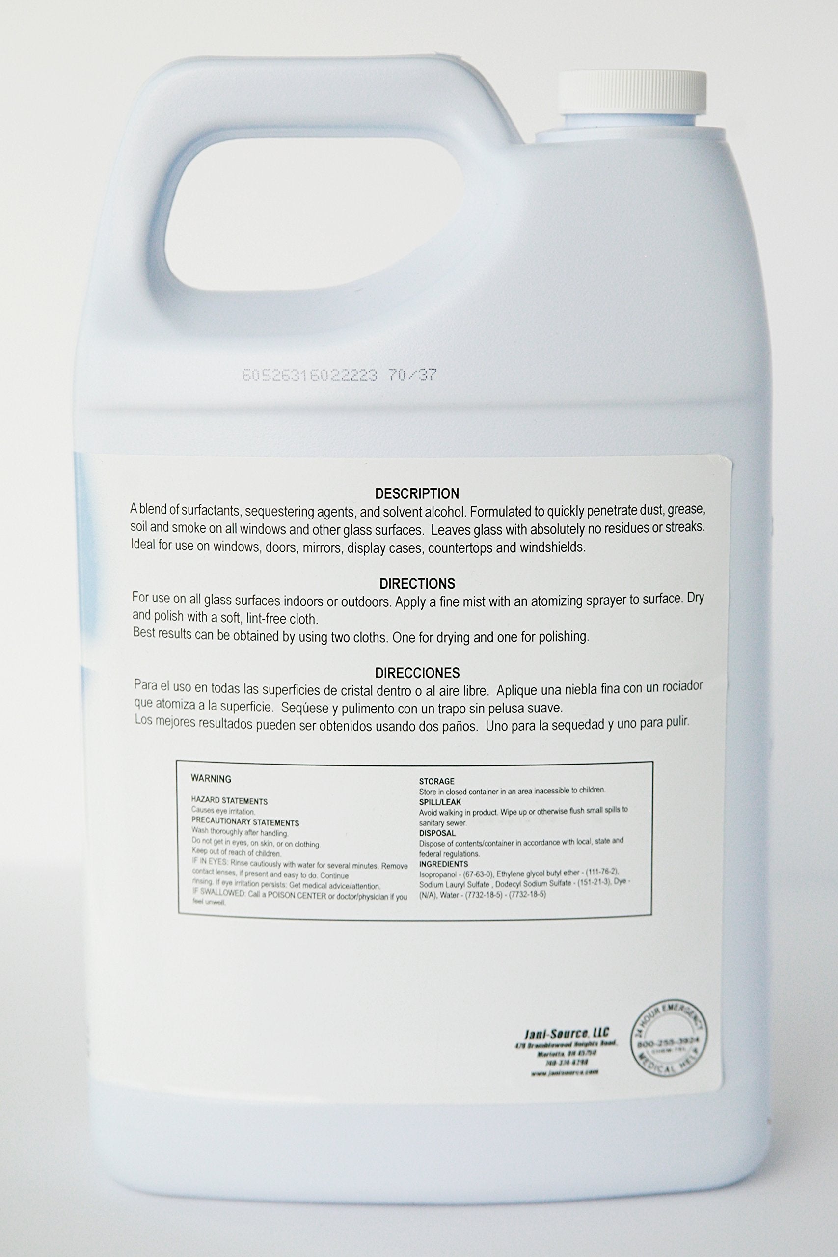 Jani-Source Fenestre RTU Non-Ammoniated Glass Cleaner - 1 Gallon