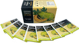 Premium Caffeinated Ceylon Papaya Green Tea Bags: 25 Count Individually Wrapped Teabags All-Natural Exotic Fruit Essence & Aroma Hot or Iced Tea Brew