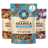 Healing Home Foods Variety P-Nutty Chip, Almond Butter Chunk, Cashew Coconut Crunch, Gluten Free Granola Mix, Low Sugar Granola Clusters, Vegan