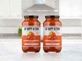 Eat Happy Kitchen Pumpkin Marinara Sauce - Made with Premium California Tomatoes & Pumpkin - No Sugar Added, No Seed Oils, No Fillers, Gluten Free, 25