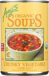 Amy's Organic Chunky Vegetable Soup, Low Fat, 14.3-Ounce