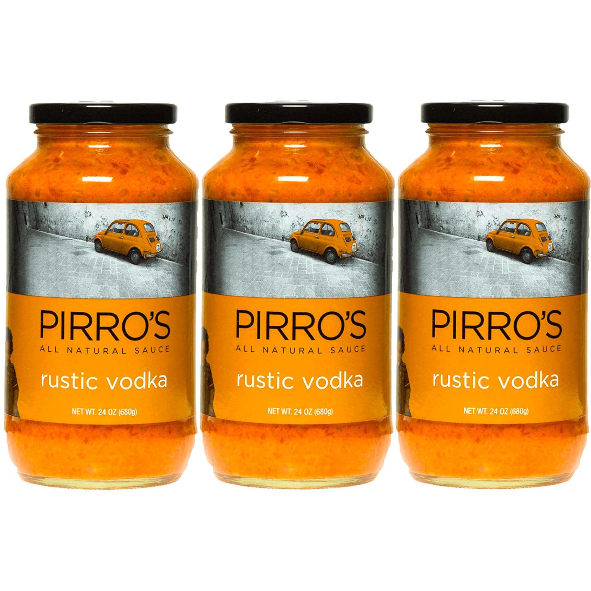 Pirro's Rustic Vodka, All Natural Sauce, 24 Ounce (Pack of 3)