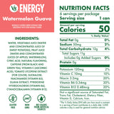 V8 Energy Watermelon Guava Energy Drink, 8 fl oz Can (6 Pack)