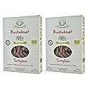 Rustichella d'Abruzzo Organic Buckwheat Tortiglioni (Pack of 2), 250g Each - Gluten-Free Pasta with Distinct Buckwheat Flavor - Artisan Pasta from
