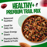 Tidbit Trail Mix with Roasted Peanuts, Almonds, Walnuts, Pumpkin Seeds, Sunflower Seeds, Black Raisins & Dried Cranberries - Mixed Nuts for Natural