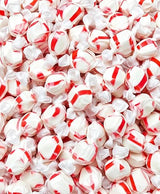 Peppermint Salt Water Taffy - 1.5 lb Gourmet Soft Chewy Candy Individually Wrapped Fresh Mint Flavor Bulk