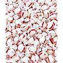 Peppermint Salt Water Taffy - 1.5 lb Gourmet Soft Chewy Candy Individually Wrapped Fresh Mint Flavor Bulk