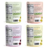 Poshi Natural Whole Pitted Olives | 24 Pack Variety | Basil & Garlic, Chili & Oregano, Chili + Garlic, Lemon & Rosemary | Vegan, Kosher, Gluten Free +