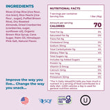 180 Snacks Pre-Meal Snack Skinny Rice Bar with Himalayan Salt 1 Pack, 3.22oz (Cranberry & Almond)
