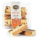 DIJAS Natural Foods, Crunchy Fat Free Biscotti Cookie, All Natural Preservative Free Ingredients, Delicious Low Calorie Snack (5 Ounces, Cranberry