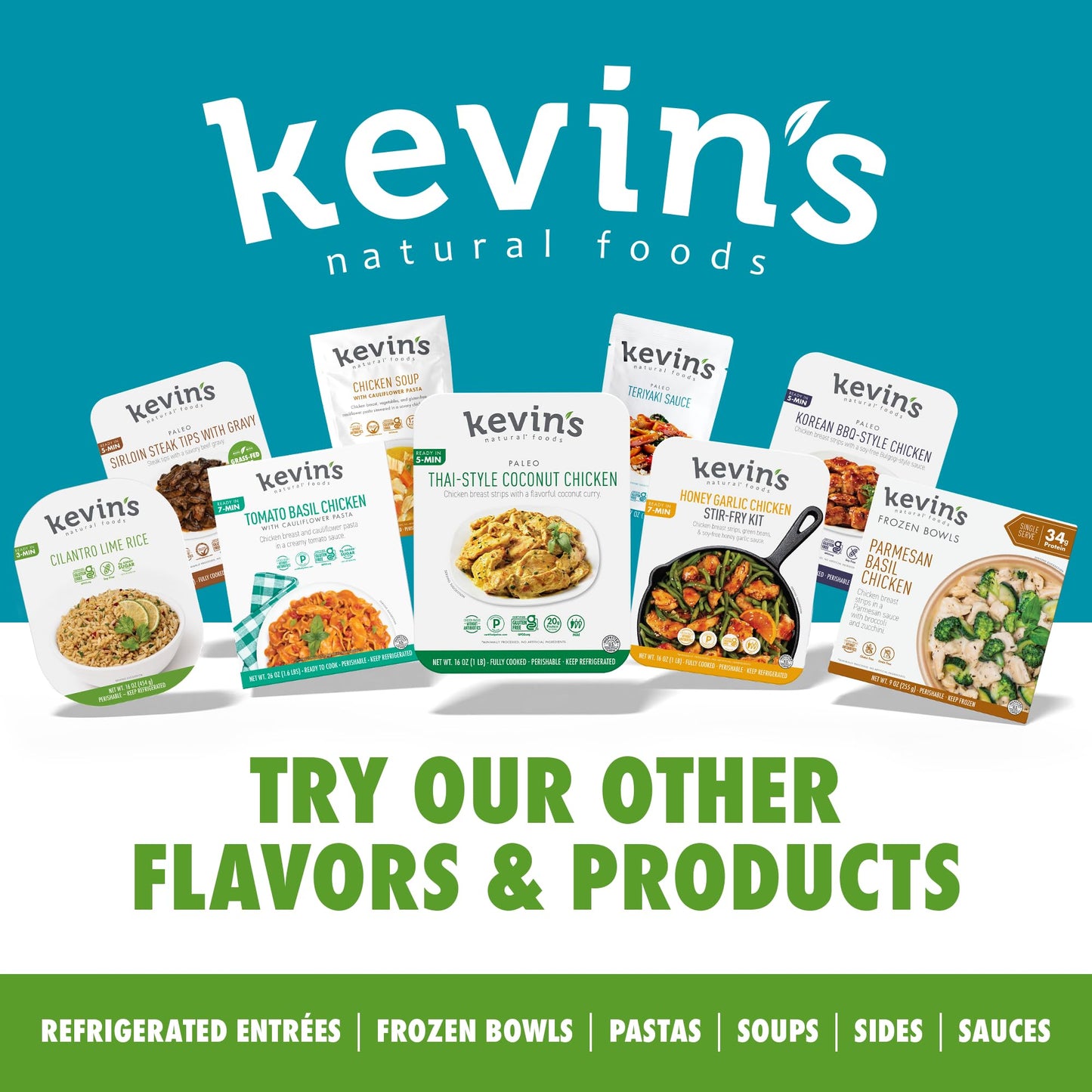 Kevin's Teriyaki-Style Chicken, 16 Oz - (Frozen)
