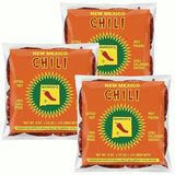 Barker's Dried Red Chili Pods - Extra Hot - Grown in World Famous Chili Region Hatch, NM USA - No Preservatives (3 Packs, 8 Ounces per Pack)