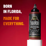 Tabañero Orange BBQ Sauce, Born in Florida, Sweet Barbecue, Bottle, 14.5oz