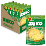 Zuko Pineapple Powdered Drink Mix Family Pack, No Added Sugar Needed, 14.1 oz (Pack of 6)
