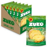 Zuko Pineapple Powdered Drink Mix Family Pack, No Added Sugar Needed, 14.1 oz (Pack of 6)