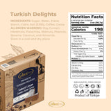 Atici Lokum Authentic Turkish Delight 8oz - Gourmet Vegan Sweets, Gluten-Free, Halal Soft Chewy Candy Gift Box | Traditional Premium Lokum Loukoumi