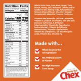 Honey Nut Chex Cereal, Gluten Free Breakfast Cereal, Made with Whole Grain, Family Size, 19.6 oz