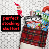 Naughty List Coal Christmas Candy, Funny Gag Gift Gummies, Sour Strawberry Flavored, Stocking Stuffer Treats, 4 Ounces