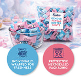 Gender Reveal Buttermints Individually Wrapped, 100 Count | Pink and Blue Candy For Gender Reveal Party Favors & Baby Shower Mints | Sweet After