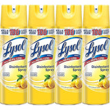 LYSOL Disinfectant Spray, Lemon Breeze 19 oz (Pack of 4)