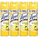 LYSOL Disinfectant Spray, Lemon Breeze 19 oz (Pack of 4)