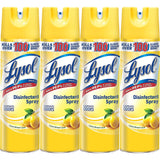 LYSOL Disinfectant Spray, Lemon Breeze 19 oz (Pack of 4)