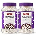 Dehydrated Marshmallow Bits - Vanilla Flavored Mini Marshmallows 2.6 oz Each (2 Bottles) - Holiday Marshmallow Topping for Hot Chocolate, Cocoa Bars