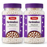 Dehydrated Marshmallow Bits - Vanilla Flavored Mini Marshmallows 2.6 oz Each (2 Bottles) - Holiday Marshmallow Topping for Hot Chocolate, Cocoa Bars
