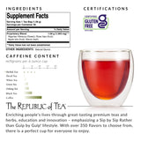 The Republic of Tea, Vanilla Apple Hibiscus, 36-Count