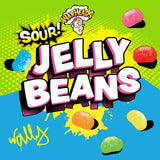 WARHEADS® Sour Jelly Beans Bulk Candy - Assorted Fruit Flavors (Black Cherry, Blue Raspberry, Green Apple, Lemon, Orange, Watermelon) - Sour Candy