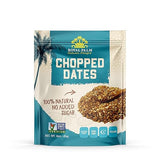 Royal Palm Chopped Dates | 16oz - 100% Natural & Pitted, Non-GMO, Kosher, No Added Sugar, Dried Fruit - Ideal for Baking, Cooking, & Snacking