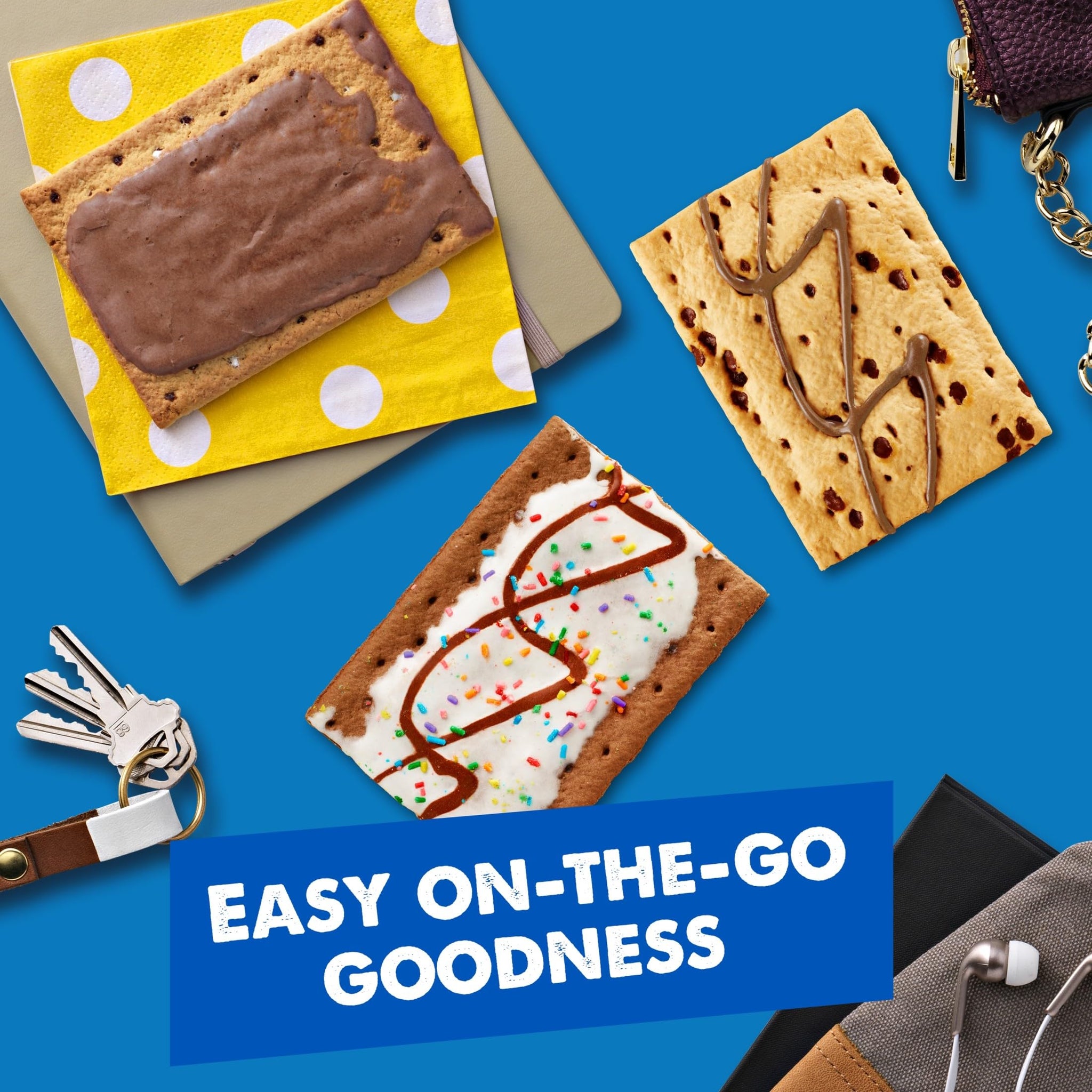 Pop-Tarts Toaster Pastries, Breakfast Foods, Kids Snacks, Variety Pack (12 Pop-Tarts)