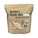 Anthony's Organic White Whole Grain Quinoa, 4 lb, Gluten Free & Non GMO