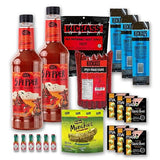 Extra Hot Bloody Mary Kit - 20 Piece - Just Add Vodka - Spicy Gifts for Men and Women - Bloody Mary Accessories - Beef Snacks - Bloody Mary Mix - Beef