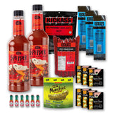 Extra Hot Bloody Mary Kit - 20 Piece - Just Add Vodka - Spicy Gifts for Men and Women - Bloody Mary Accessories - Beef Snacks - Bloody Mary Mix - Beef