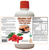 Absolute Goji - Pure Organic Goji Juice from CAOH (1 - 32 oz Bottle)
