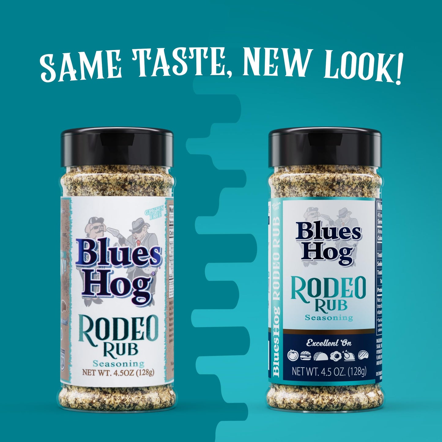 Blues Hog Rodeo Rub Seasoning, Bold All-Purpose Dry Rub, All-Natural, Gluten-Free, Made in the USA, 4.5 oz
