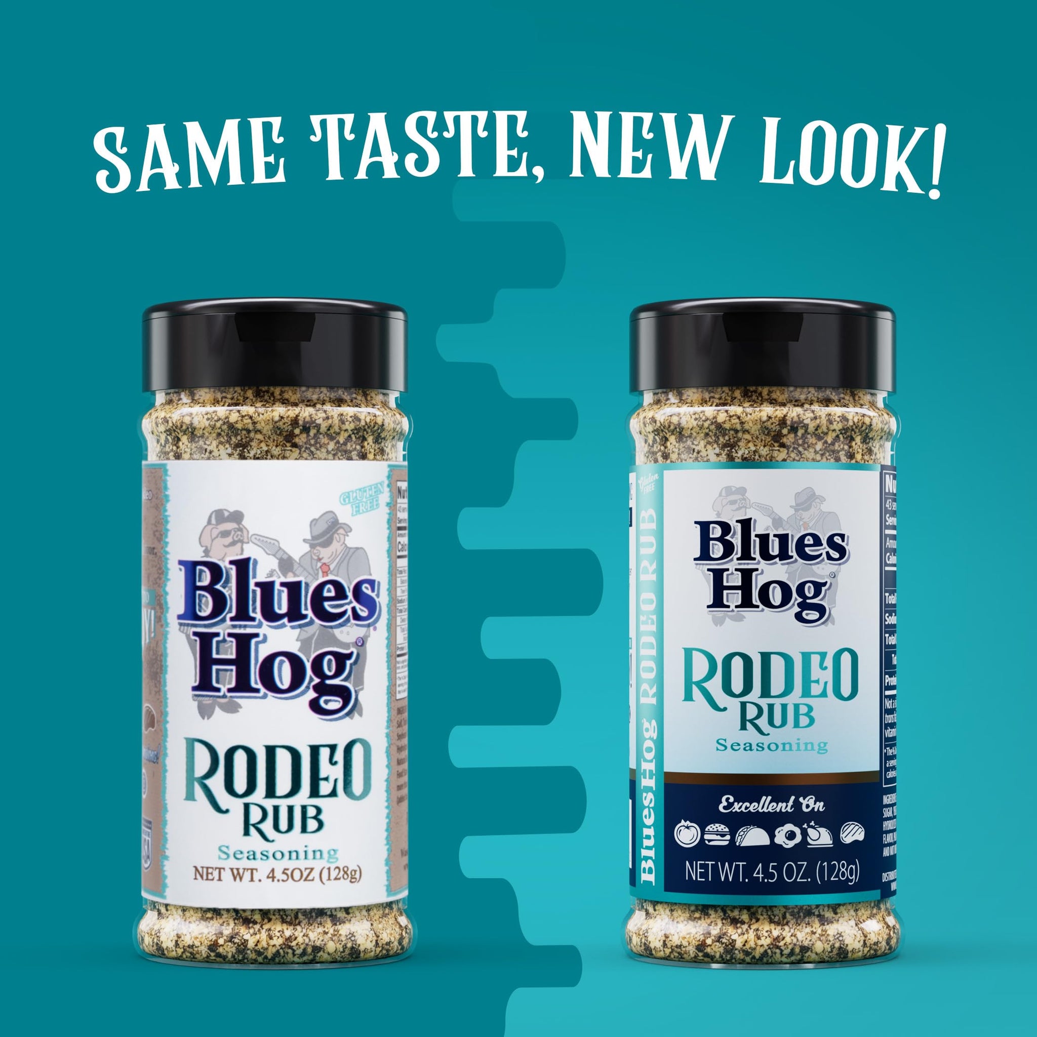 Blues Hog Rodeo Rub Seasoning, Bold All-Purpose Dry Rub, All-Natural, Gluten-Free, Made in the USA, 4.5 oz