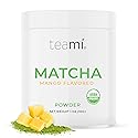 Teami Matcha Green Tea Powder - with Real Mango - Ceremonial Grade USDA Organic - Best for Lattes, Smoothies, Baking, Recipes, Traditional Preparation