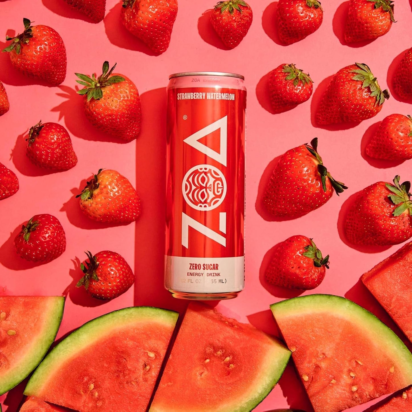 ZOA Zero Sugar Energy Drinks with Electrolytes, Vitamin C, Amino Acids, B-Vitamins, Made with Green Tea Caffeine, Sugar-Free Variety Pack- Four
