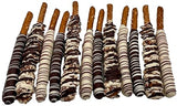 US Sweets Dark Lover Pretzel Set - Pretzel Sticks Dipped in Dark Chocolate, White Chocolate & Caramel | Gourmet Candy Treat | Delicious Gift |