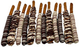 US Sweets Dark Lover Pretzel Set - Pretzel Sticks Dipped in Dark Chocolate, White Chocolate & Caramel | Gourmet Candy Treat | Delicious Gift |