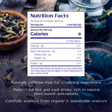 Organic Pharmacist Butterfly Pea Flower Tea Bags, Dried Purple Butterfly Flowers, Blue Butterfly Tea Bags, Vibrant Whole Flower Blue Herbal Tea