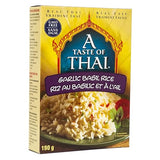 A Taste of Thai Jasmine Rice Instant (Garlic Basil Coconut Rice) - Authentic Thai White Rice Organic, Flavored with Classic Thai Spices | Gluten-Free