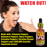 Premium Gourmet Crazy Hot Sauce - Ultimate Hottest Hot Sauce Gift - Try if you dare!