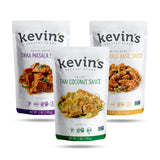 Kevin's Natural Foods Paleo Simmer Sauce Variety Pack - Stir-Fry Sauce, Gluten Free, No Preservatives, Non-GMO - 3 Pack (Tikka/Thai Coconut/Lemongrass