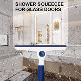 Window Squeegee for Glass Doors?All-Purpose 9.7” Window Cleaning Squeegee, Handheld for Windows, Car Windshields & More?Grey (9.5" Window Squeegee)